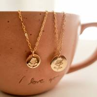 Mother Daughter Disc Necklaces - Image 6