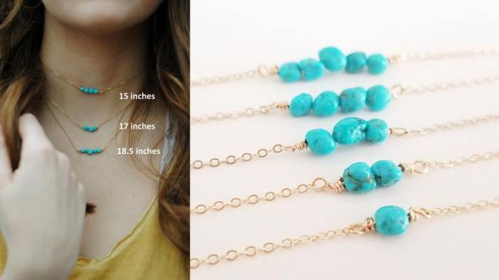Beaded Turquoise Necklace - Image 6