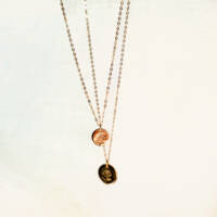 Mother Daughter Disc Necklaces
