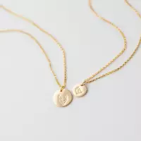 Mother Daughter Disc Necklaces - Image 2