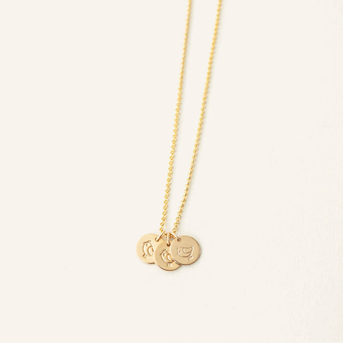 Baby Chicks 1/3" necklace