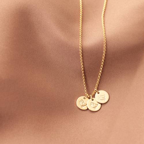 I Hear You Clucking Baby Chicks Mothers Necklace - Pick the Number of Chicks