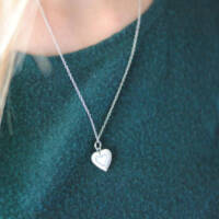 リトルサニーバイト　heart locket necklace / SILVER little sunny bite (リトルサニーバイト)heart locket necklace