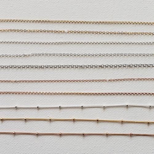 Replacement Chain for Bar and Square Necklaces