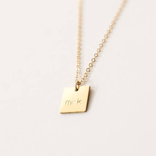 10mm Square Relationship Necklace