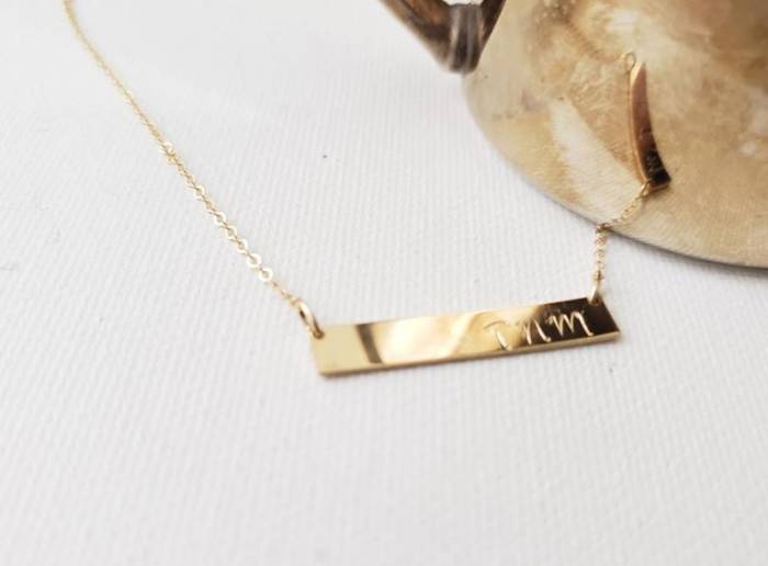 Missionary Bar Initials Necklace - Image 11