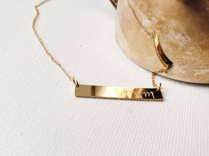 Missionary Bar Initials Necklace - Image 9