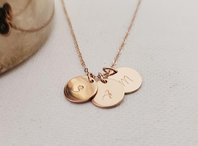 mothers initial necklace