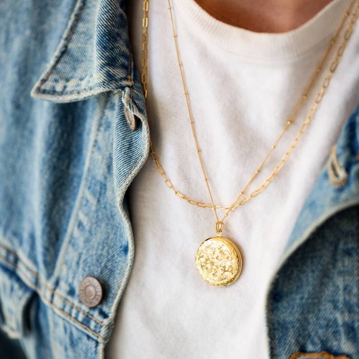 Vintage Floral Locket - Image 4