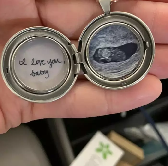Floral Locket with Inital Heart or Disc - Image 4