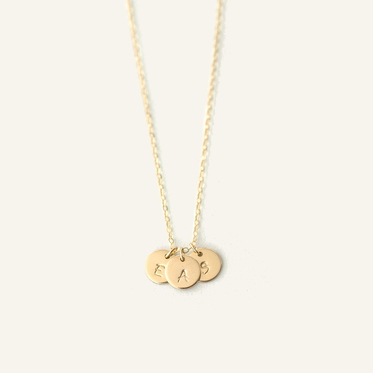 Emme Stacker 1/3" Discs Necklace - Image 8