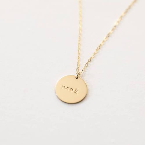 Relationship Disc Anniversary Necklace