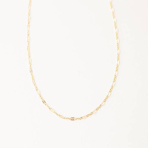 Dainty Lace Long and Short Dapped Chain in Gold and Sterling Silver