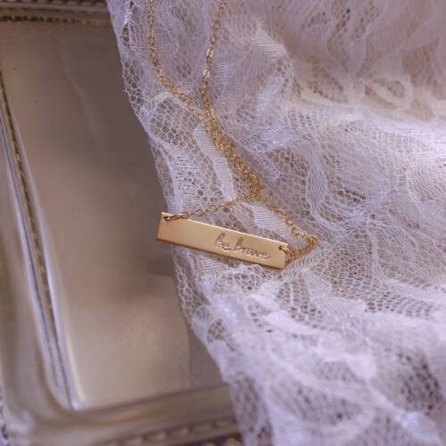 Brave Bar Necklace