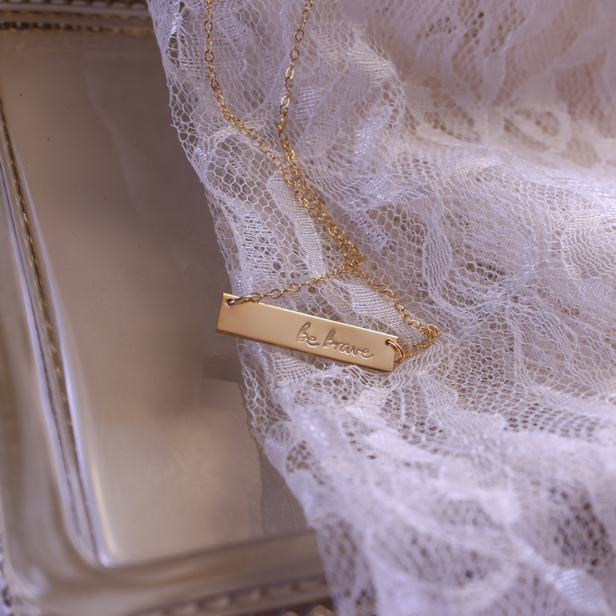 Brave Bar Necklace
