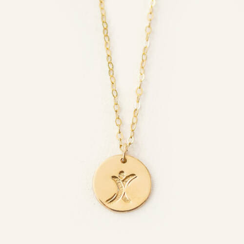 Tourette Syndrome Awareness 13mm (1/2 inch) Disc Necklace