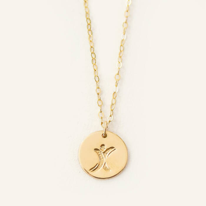Tourette Syndrome Awareness 13mm (1/2 inch) Disc Necklace