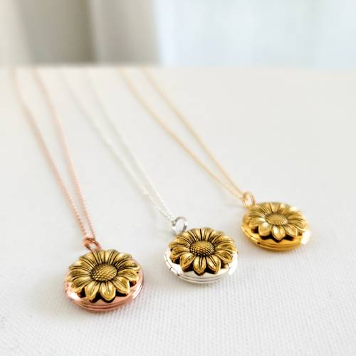 Sunflower Photo Locket