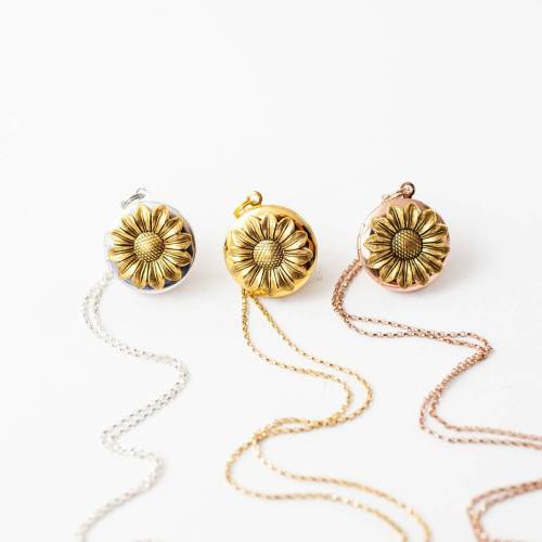 Sunflower Photo Locket