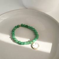 Smiley Jade Green Goodluck Charm Bracelet - Image 7