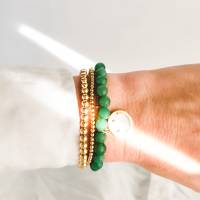 Smiley Jade Green Goodluck Charm Bracelet - Image 5