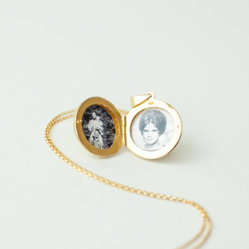 Sterling Silver Photo Heirloom Locket Also in Gold Filled - We can Add Photos