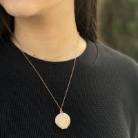 Forget Me Not Locket in Antique Silver, Rose Gold and Gold - Choose 0-2 Photos - Image 2