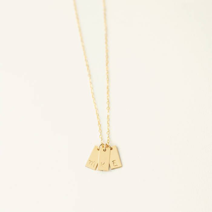 Emme Stacker Tiny Bars Necklace