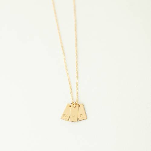 The Emme Stacker Tiny Bars - Choose Your Vertical Bars Necklace