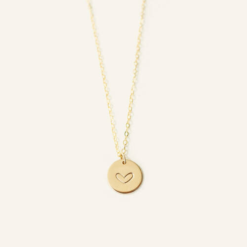 Love Me 13mm (1/2 inch) Custom Disc Necklace