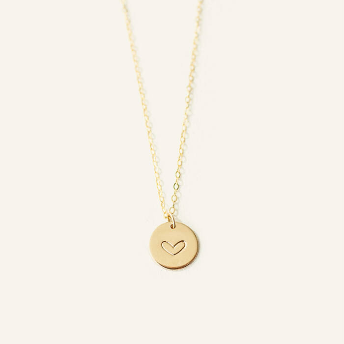 Love Me 13mm (1/2 inch) Custom Disc Necklace
