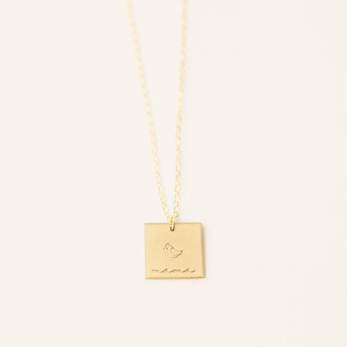 Mama Bird or Mama Bear 16mm Square