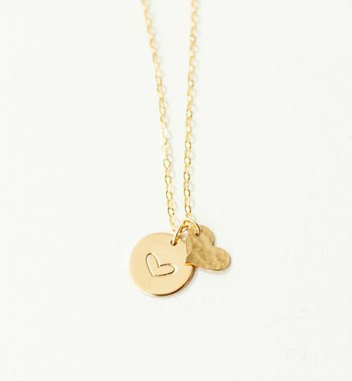 Double the Love Heart Necklace