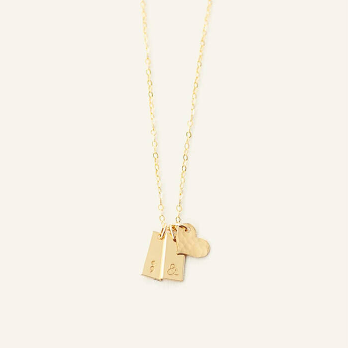 Project Semicolon, Ampersand Tiny Bars and Heart Necklace