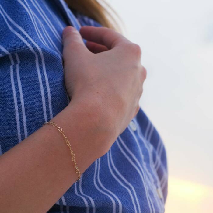 Heart Links Bracelet - Image 4