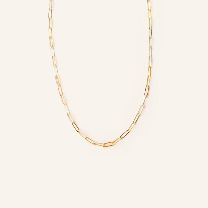 Chunky Paperclip Choker Necklace