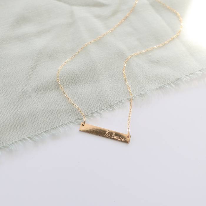 Be Brave Bar Necklace - Image 7