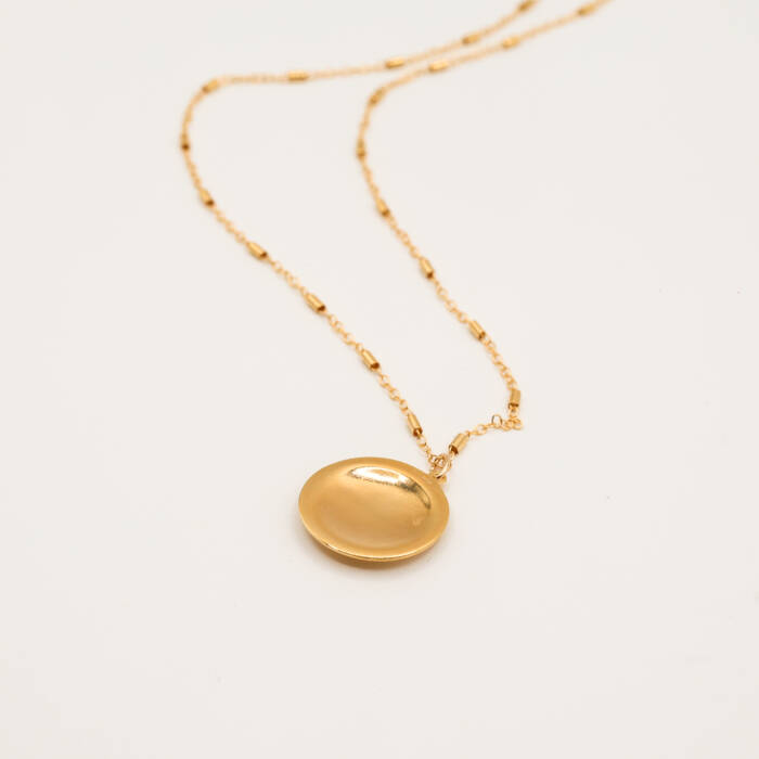 Sunburst Worry Necklace - Choose from Two Chains - Image 4