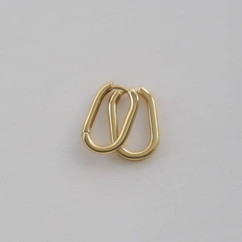 Luxe Oval Hoops