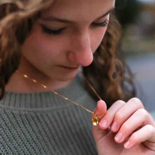 Holding Hope Worry Charm Necklace