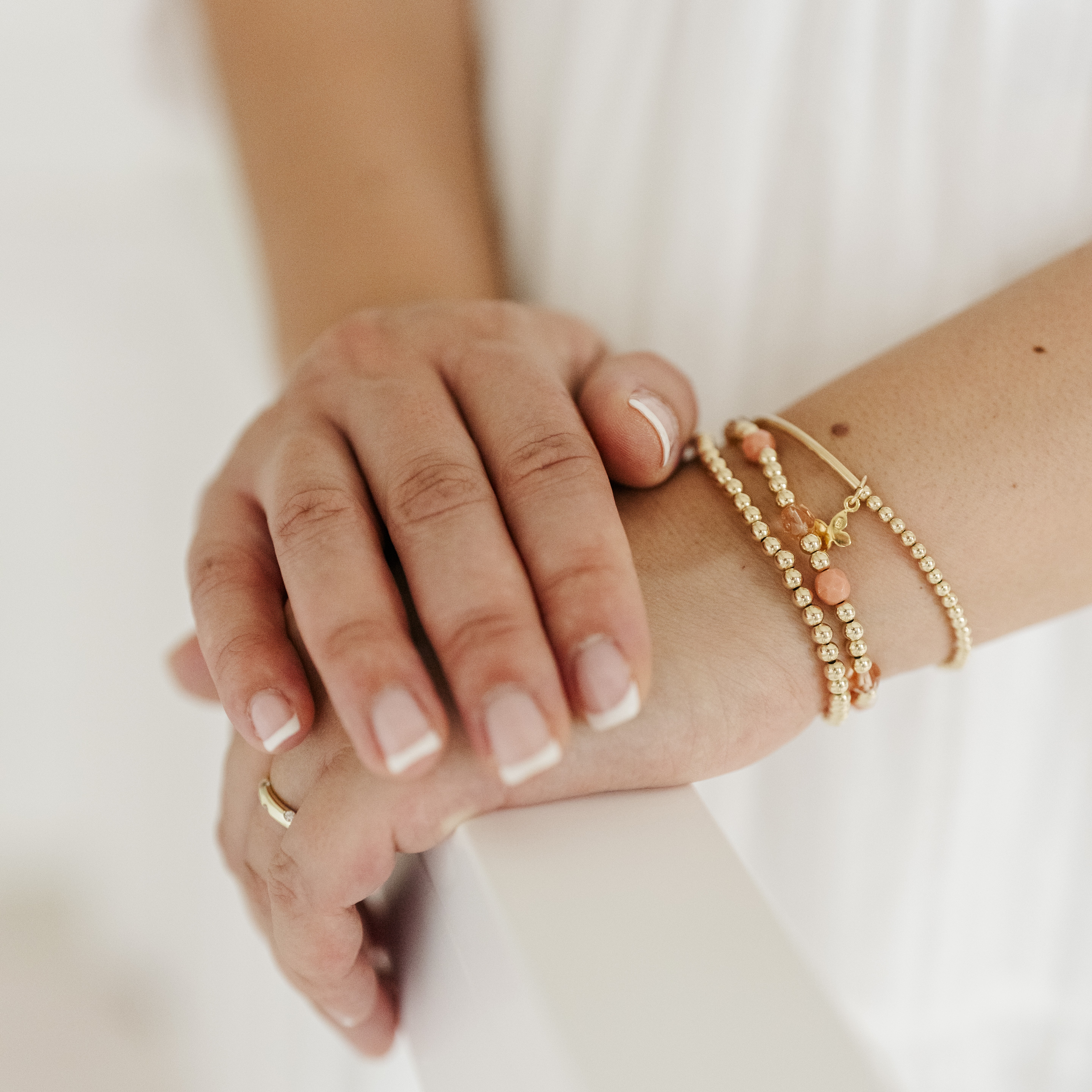 Custom Beaded Bar Bracelet - Pick Your Charm - Image 3