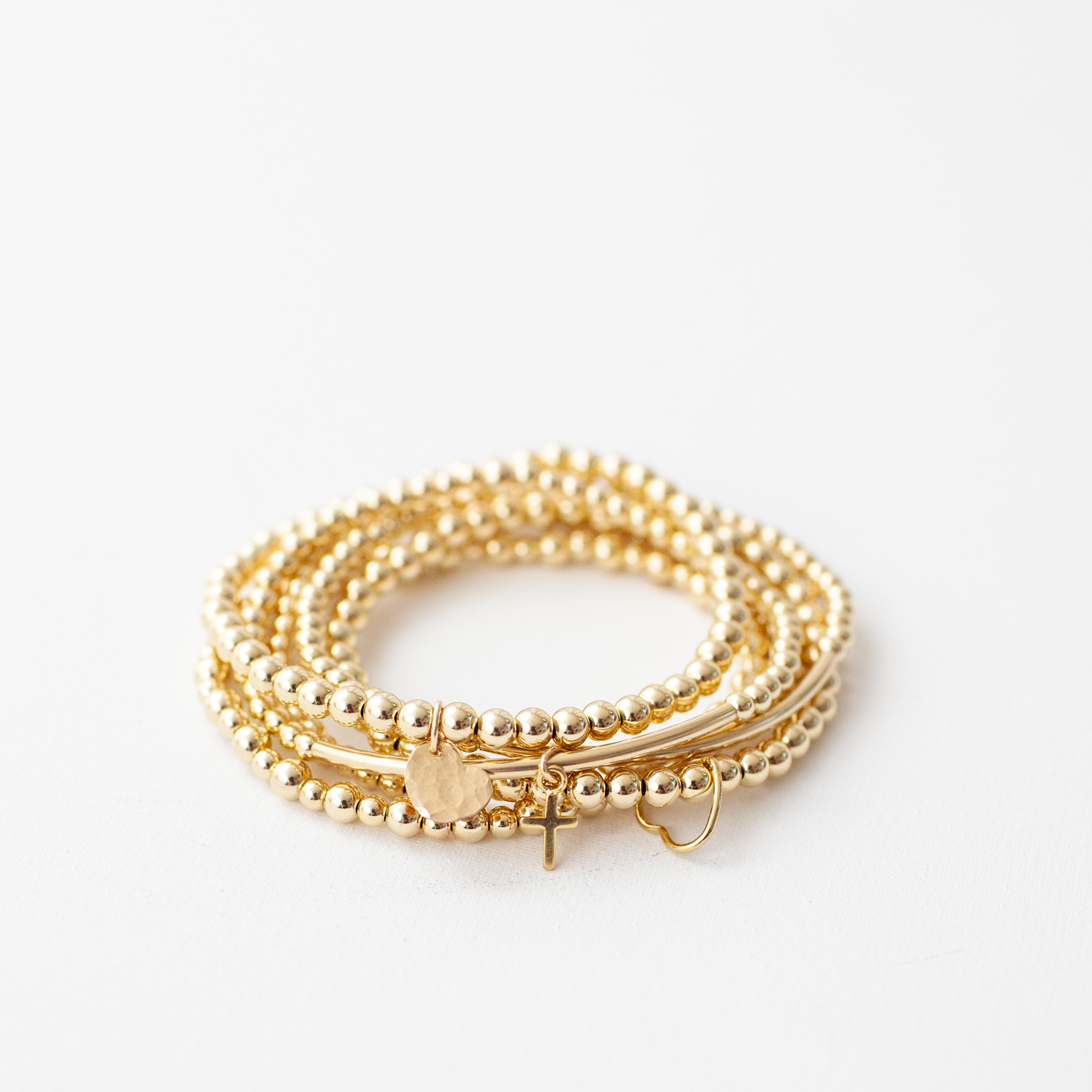 Custom Beaded Bar Bracelet - Pick Your Charm - Image 4