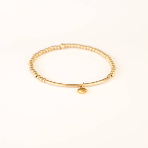 Custom Beaded Bar Bracelet - Pick Your Charm