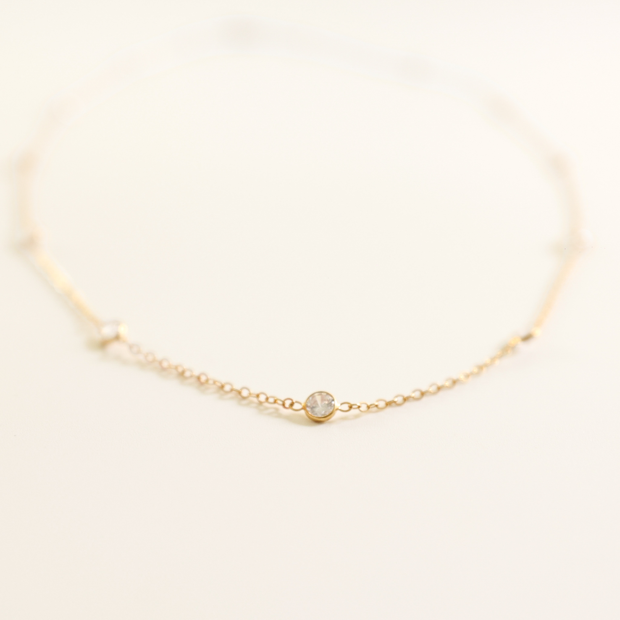 A Golden Reminder Gold Filled Station Necklace - Image 8