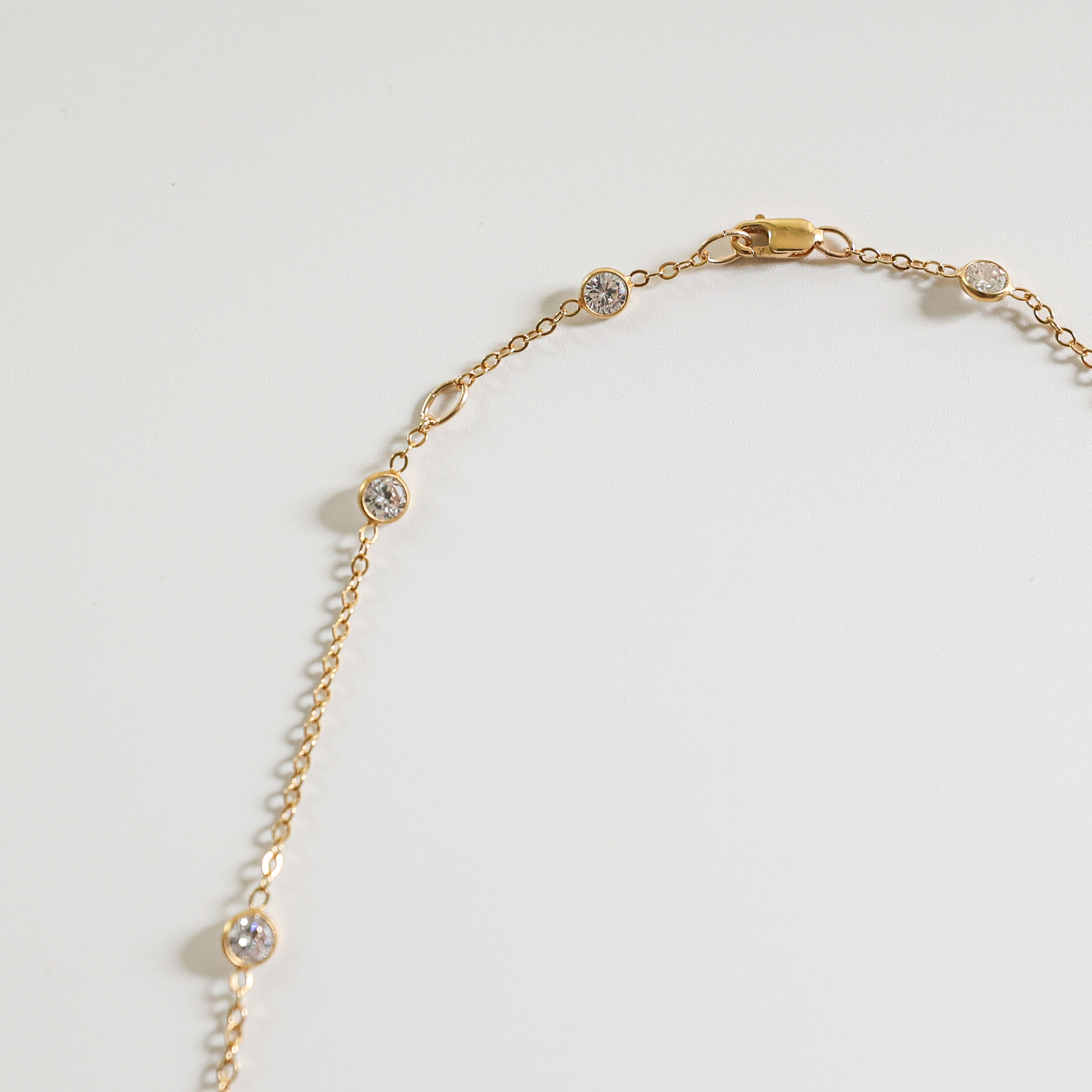A Golden Reminder Gold Filled Station Necklace - Image 4
