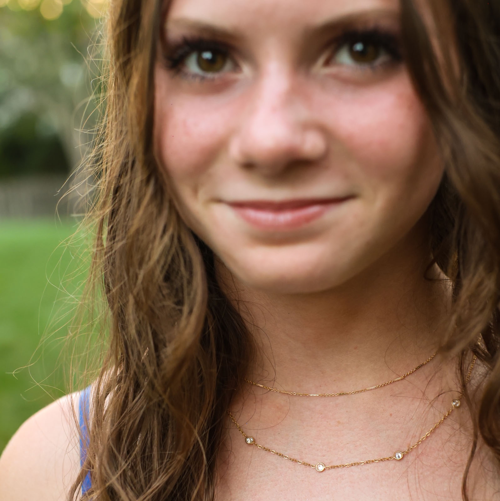 A Golden Reminder Gold Filled Station Necklace - Image 6