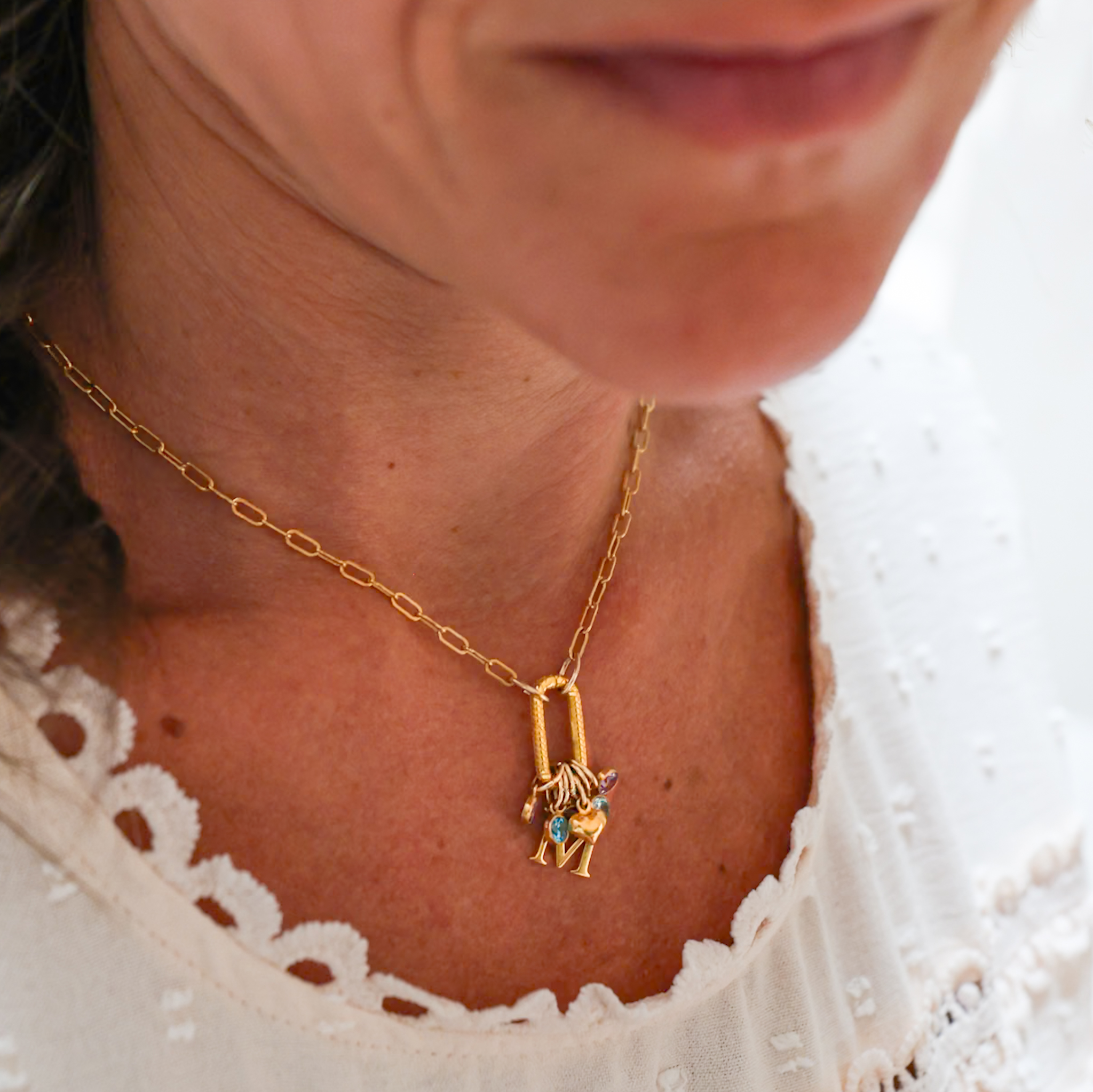 Wear Your Story - Link Custom Charm Necklace - Image 5